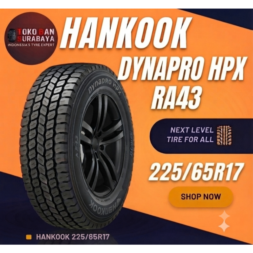 BAN MOBIL HANKOOK HK 225/65 R17 22565R17 22565 R17 225/65R17 225/65/17 R17 R 17 HPXRA43 HPX RA43