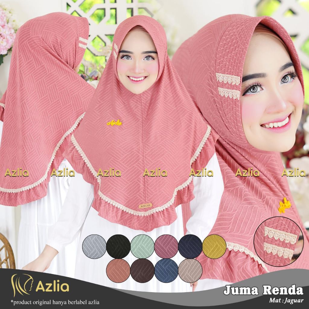 HIJAB AZLIA JUMA RENDA//HIJAB INSTAN