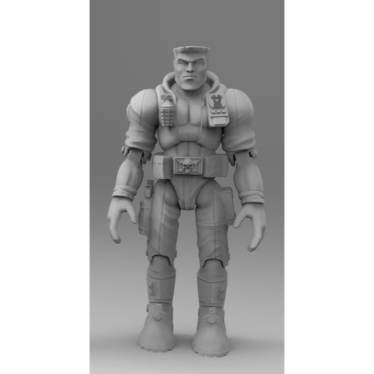 Miniature Figure SMALL SOLDIER Chip Hazard Commandos 1/64 HO diorama for diecast