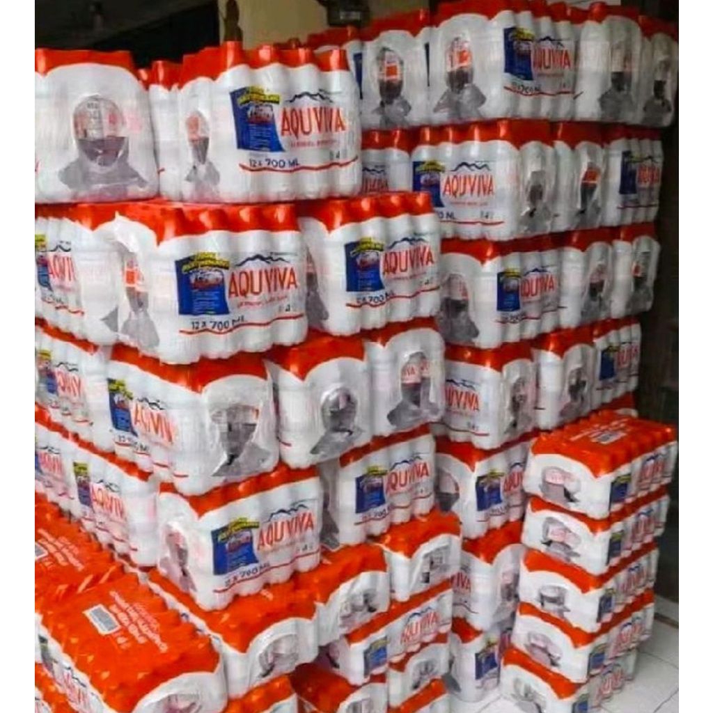 AQUVIVA 700ml 1dus isi 12 botol 700ml - Air Miniral murni alami