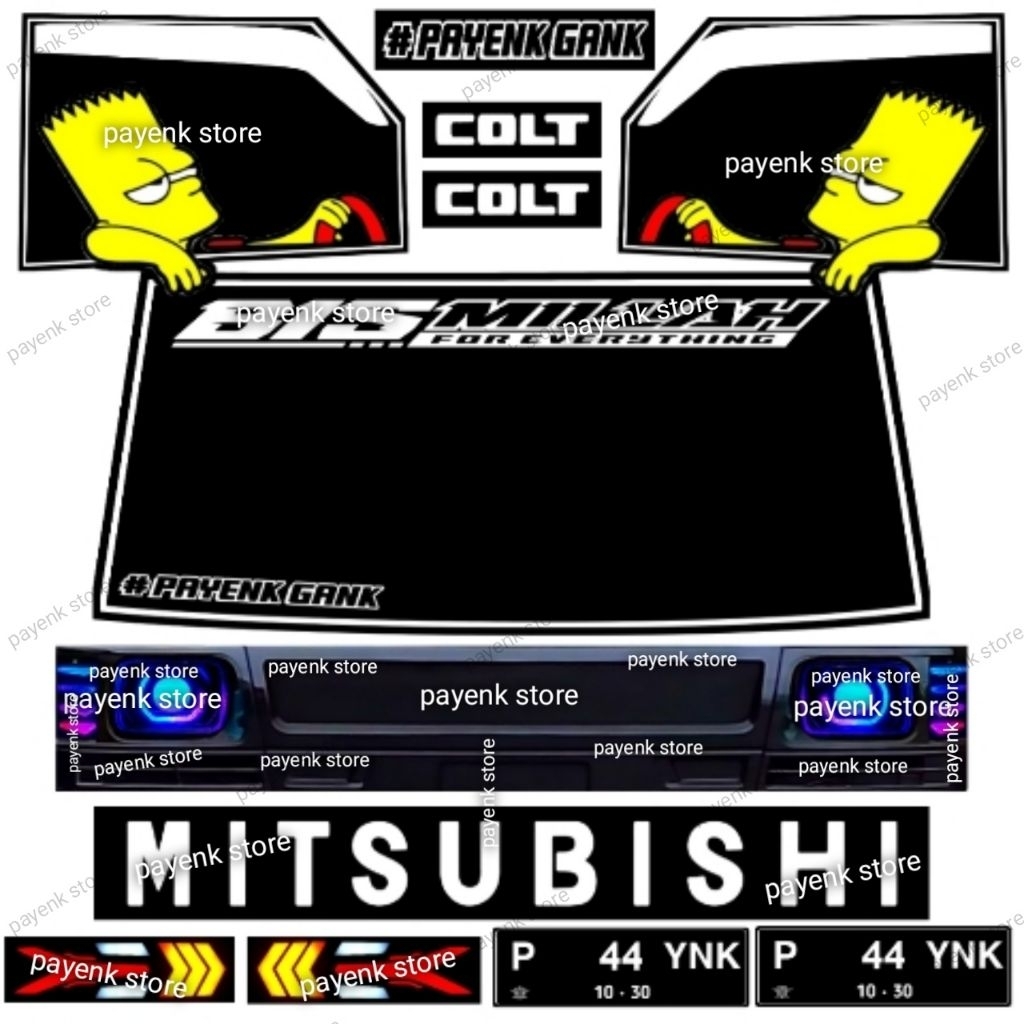 STIKER MINIATUR L300 PICK UP