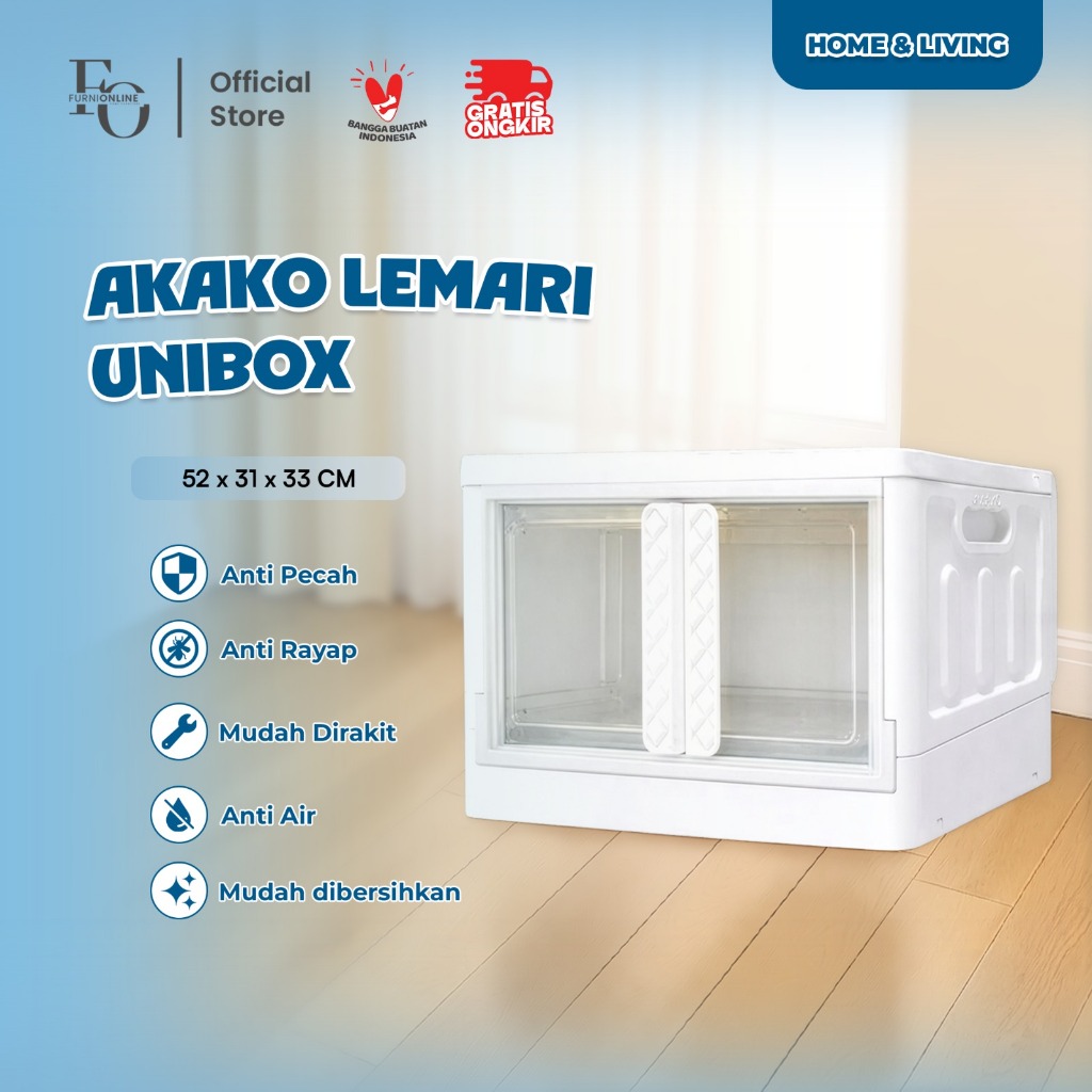 AKAKO - Lemari UNIBox Serbaguna / Beauty Box Lemari Pakaian / Kotak Serbaguna Box Pemilu KPU
