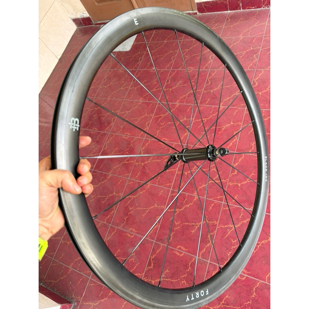 wheelset carbon avian rim brake 38mm depan saja