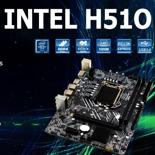 VENOMRX H510 LGA1200 WITH NVME DDR4 SUPPORT INTEL