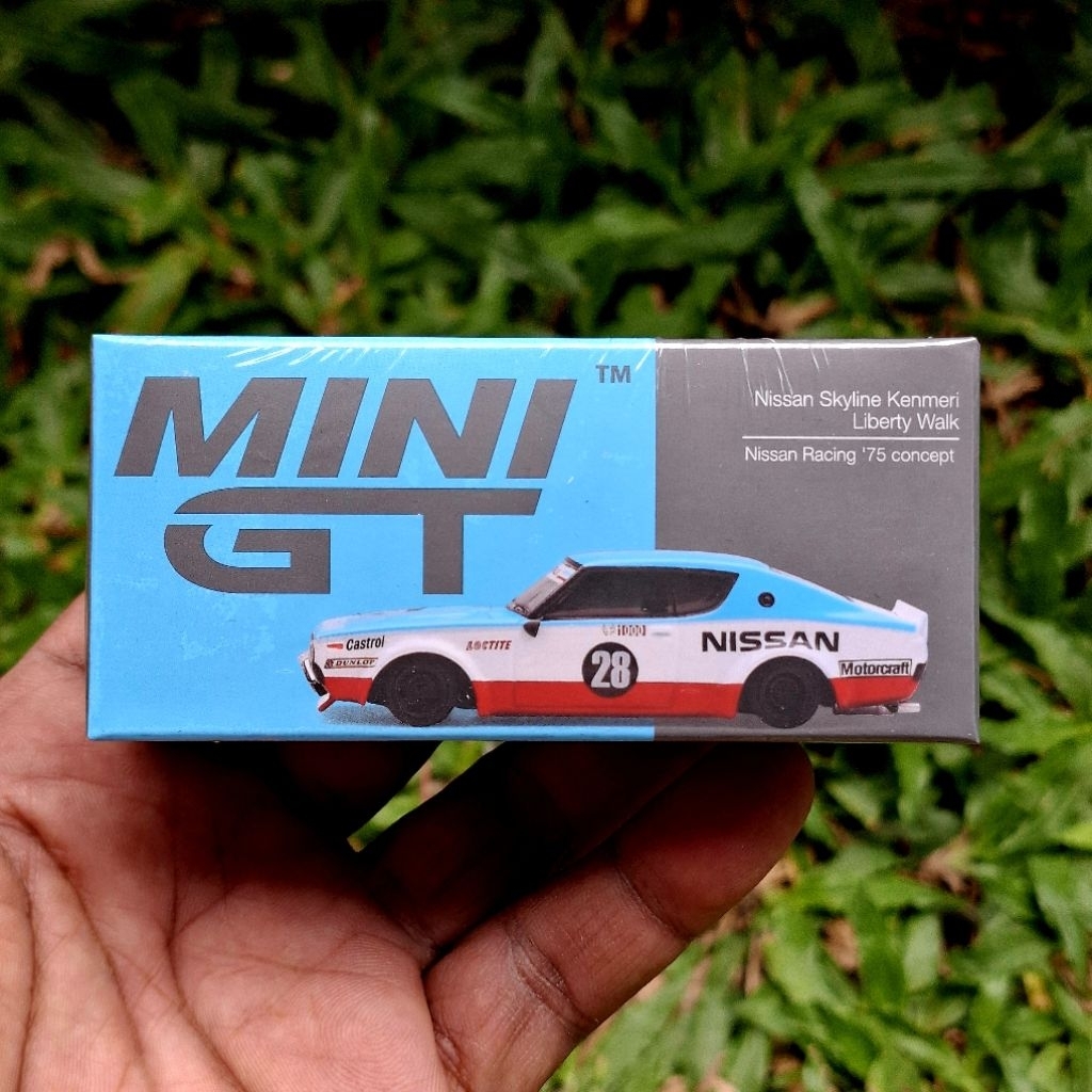 Mini GT Nissan Skyline Kenmeri Liberty Walk Nissan Racing ‘75 Concept