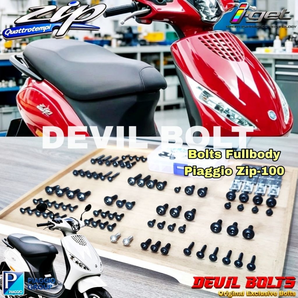 Baut Piaggio Zip 100 /Baut Fullbody Piaggio Zip