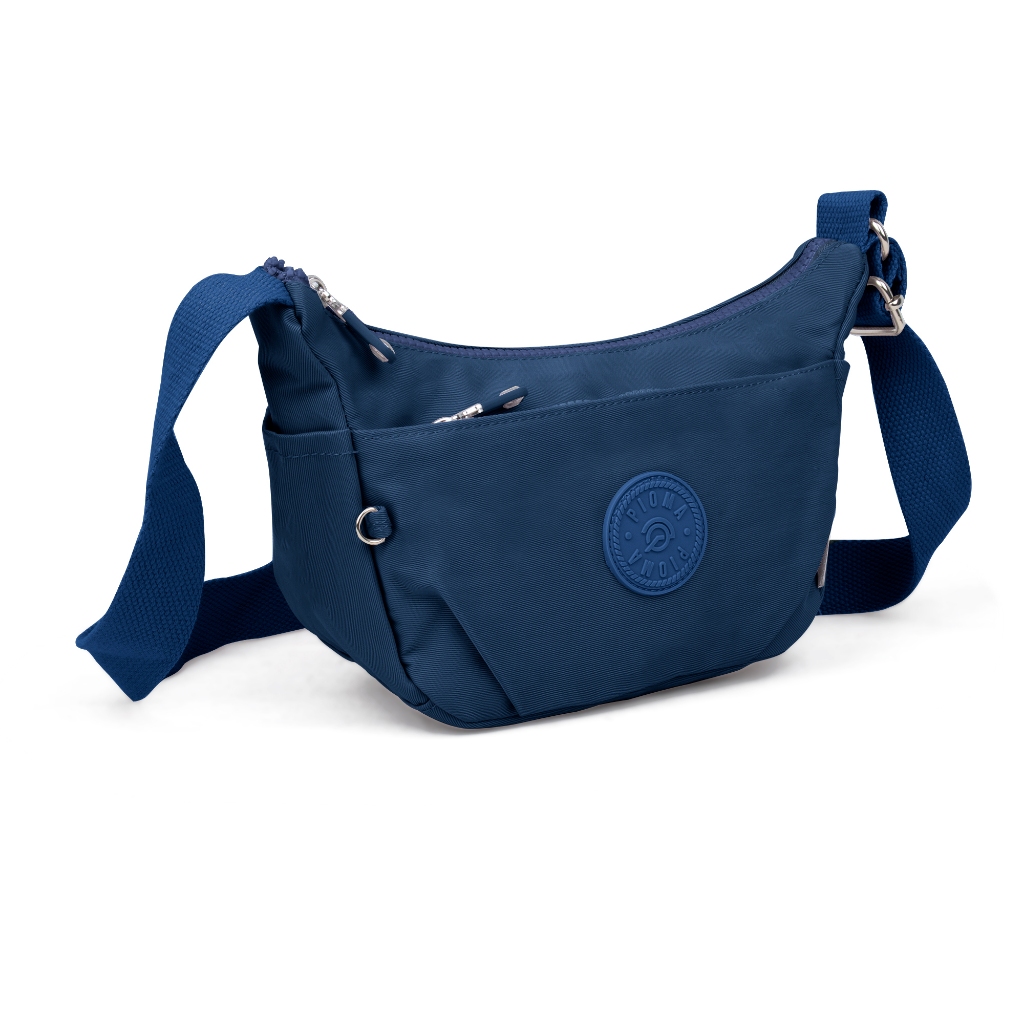 OPIOBAGS  Pioma Alyssa Logo Polos Tas Selempang Bahu Wanita Slingbag Mini Antiair