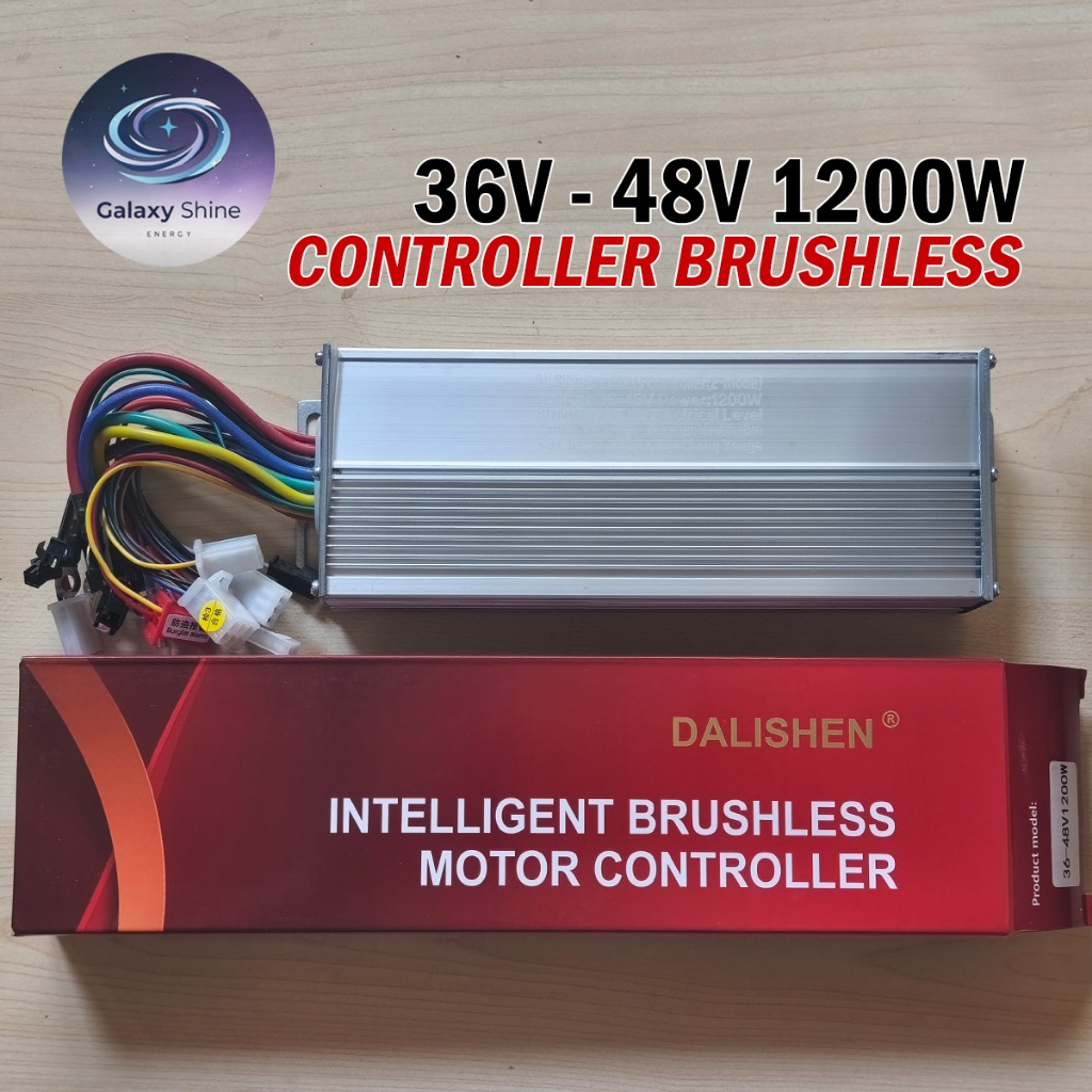 CONTROLLER SEPEDA LISTRIK UNIVERSAL 36V 48V 1200W BLDC MOTOR BRUSHLESS DALISHEN CONTROLLER 2 MODE TI