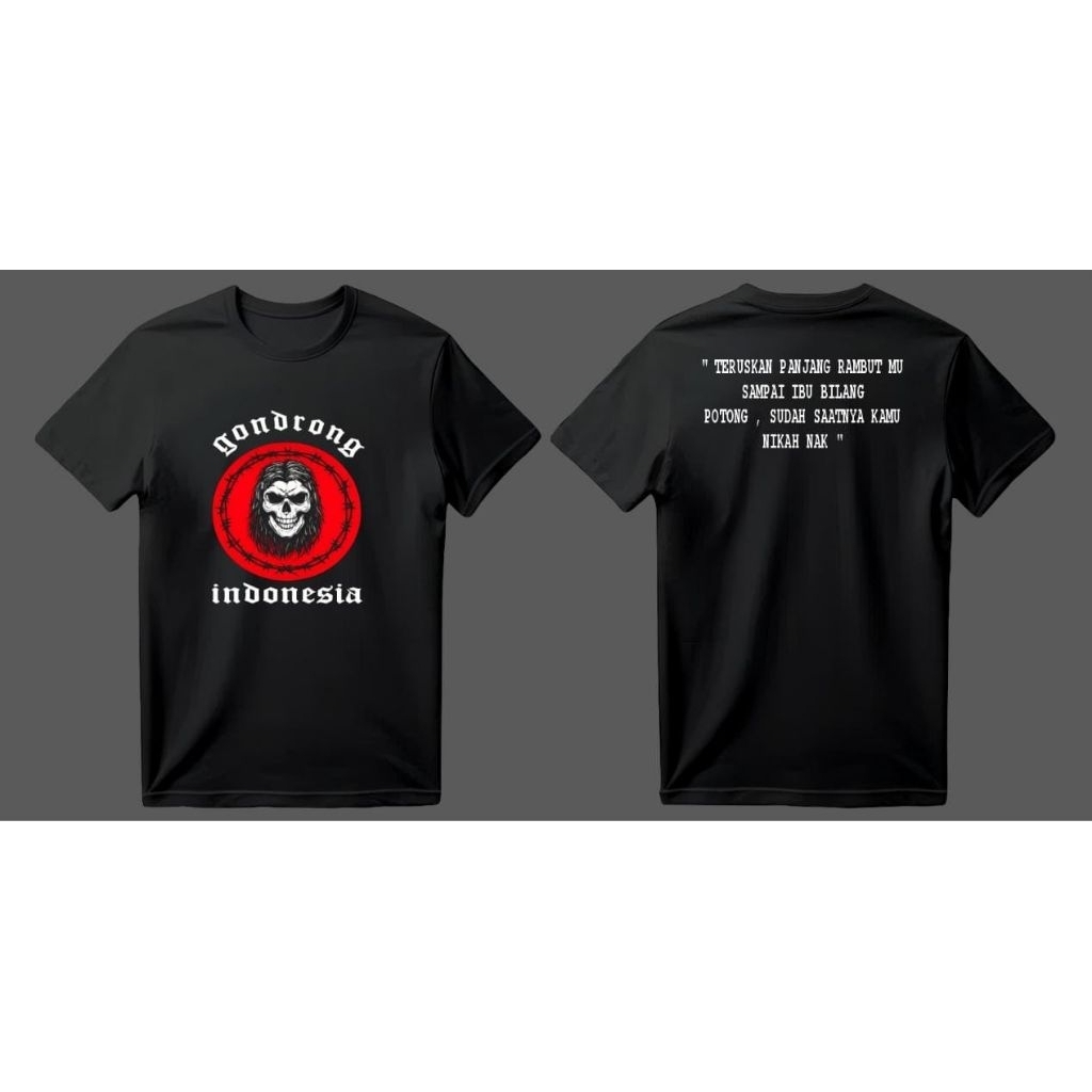 kaos gondrong indonesia