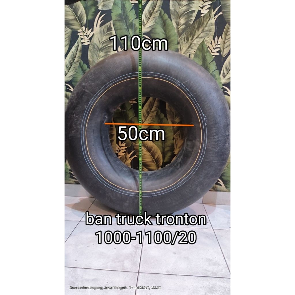 Ban dalam truck tronton 1100/20 siap pasang
