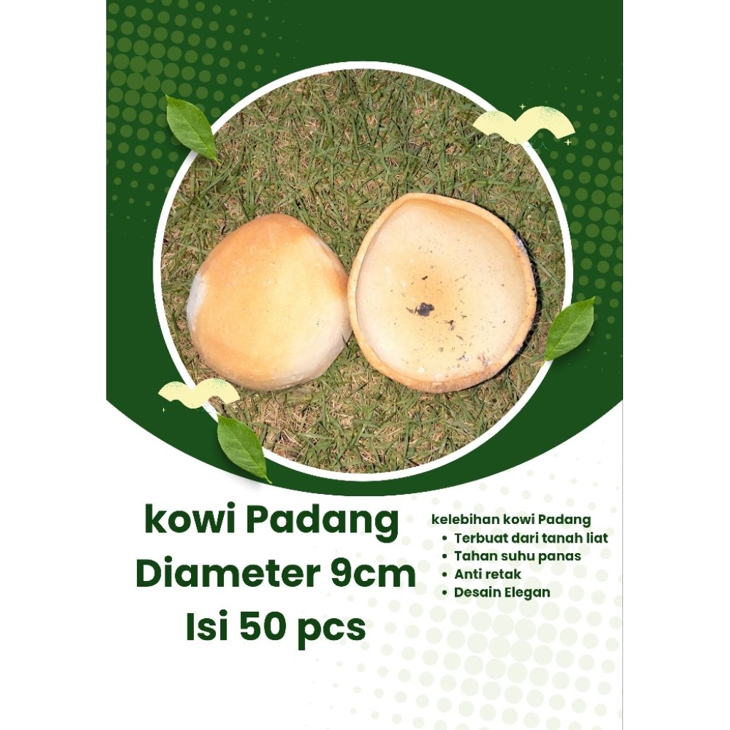 kowi Padang [diameter 9cm],[isi 50 pcs],Banyak keunggulan dari kowi Padang barang tahan suhu panas,t