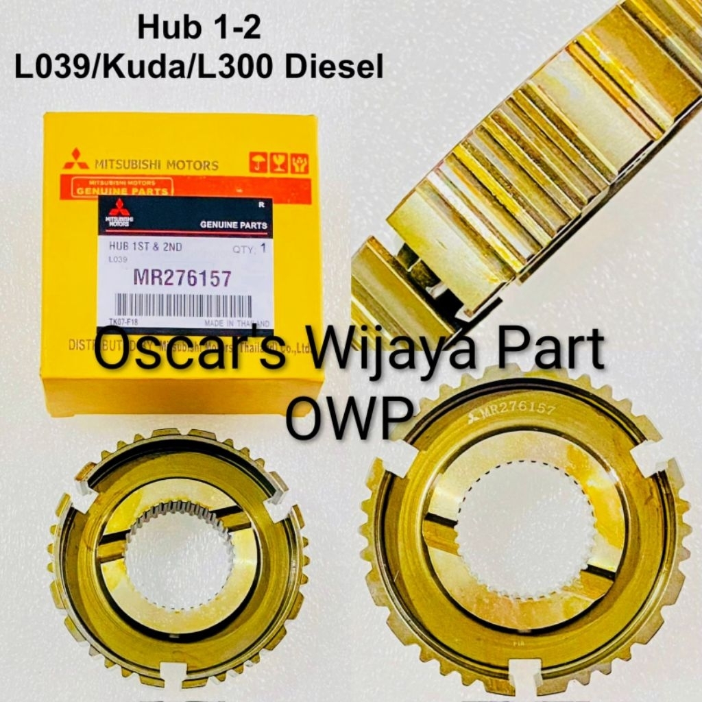 HUB SLEEVE 1&2 L039/KUDA/L300 DIESEL/ HUB GIGI 1&2 PENGHUBUNG GIGI TRANSMISI MOBIL MITSUBISHI L039/K