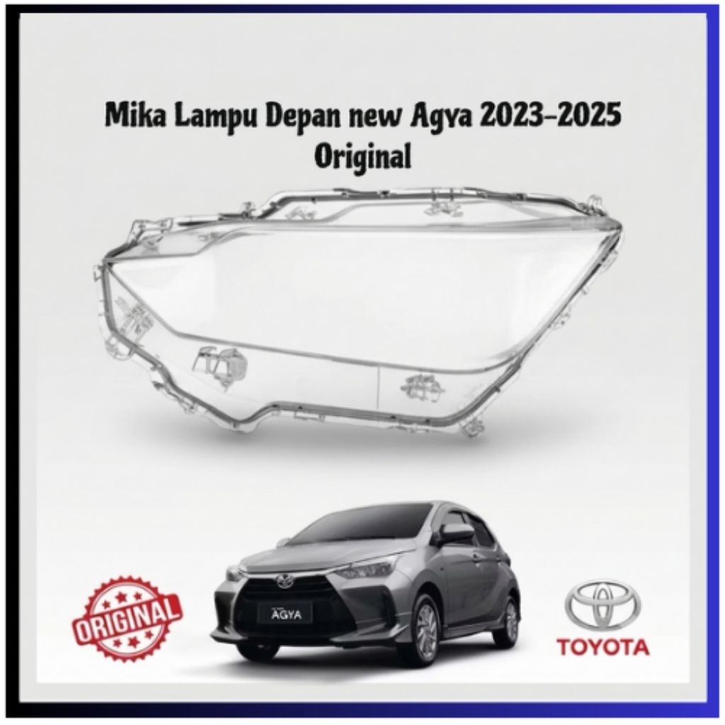 Mika Headlamp Lampu Depan Toyota Agya Original 2023 2024 mika lampu depan agya terbaru