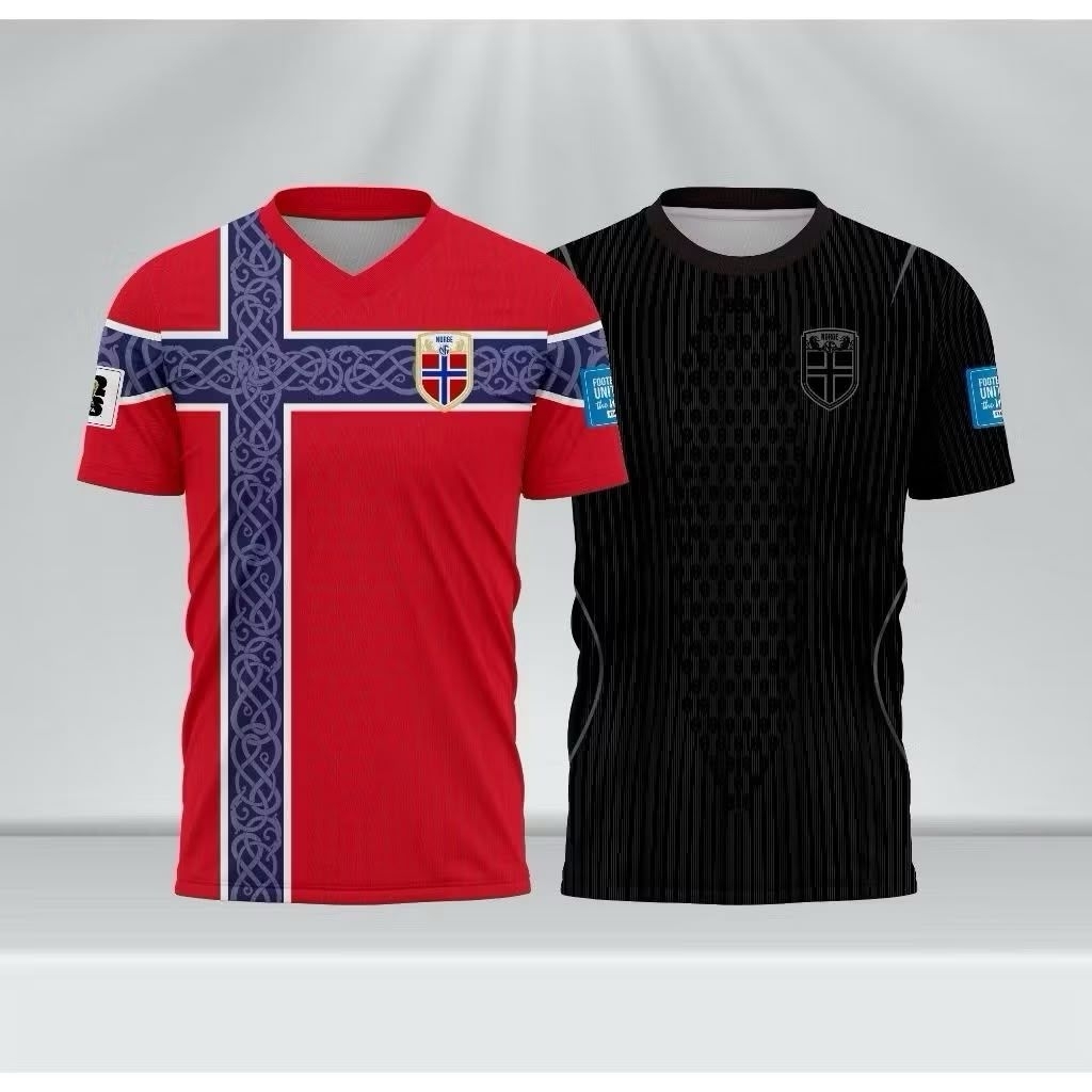 Jersey Norwegia home away piala dunia 2026