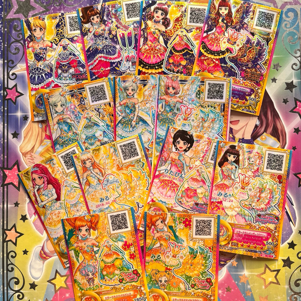 [OFFICIAL] KARTU AIKATSU STARS SPR PRINT CHARACTER MIX OC UNCOMPLITED SET