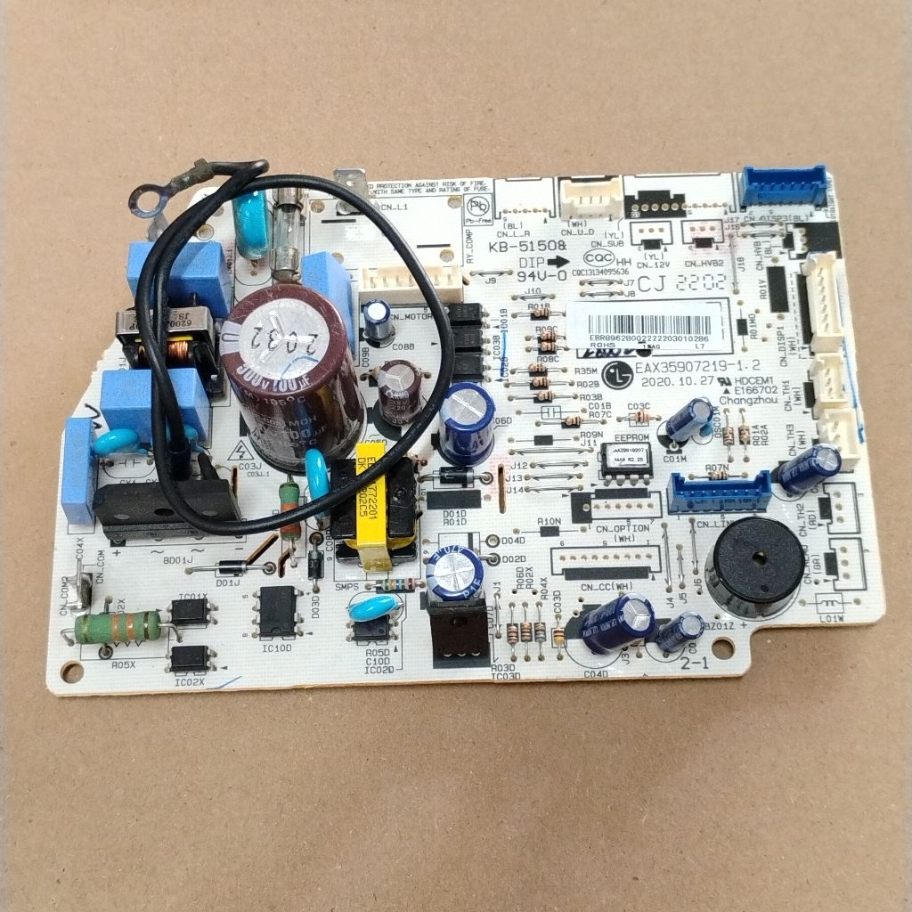 MODUL PCB INDOOR AC LG DUAL INVERTER SMART INVERTER DC PUTIH