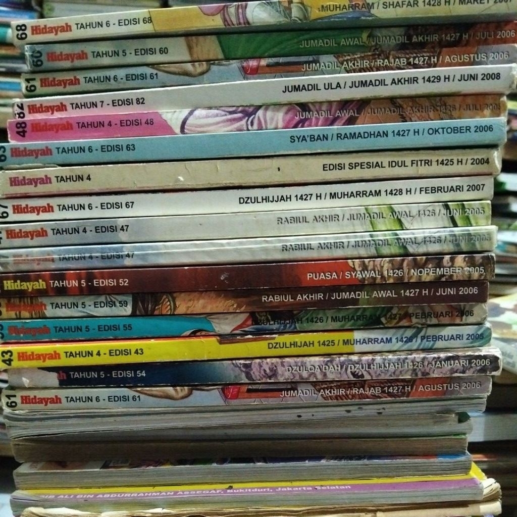 buku bekas majalah Islam Hidayah kondisi bagus