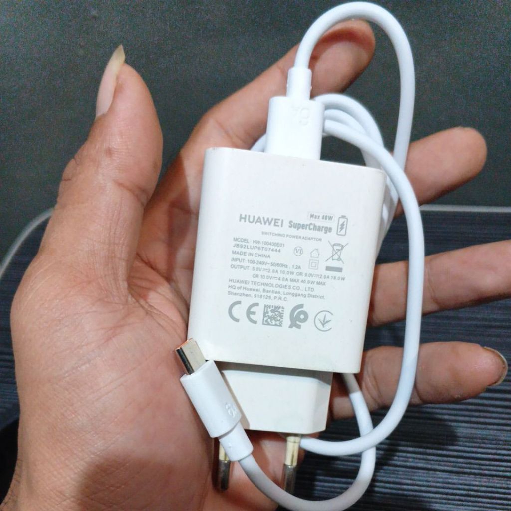 charger huawei supercharge 40 Watt original copotan