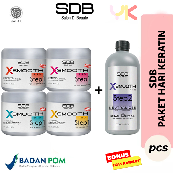SDB X Smooth Pro 2in1 Paket Pelurus Rambut Natural