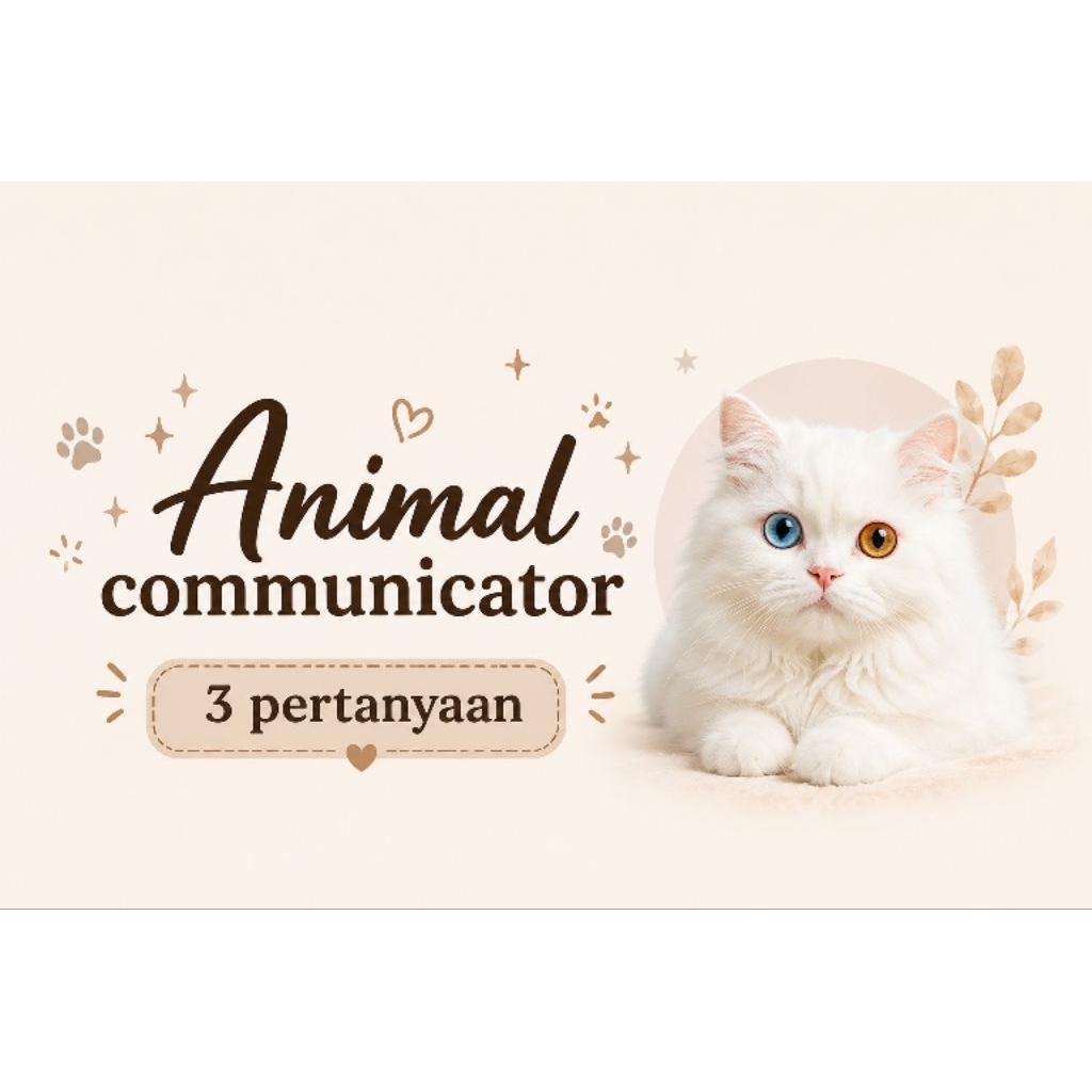 jasa animal communicator ANCOM 3 pertanyaan