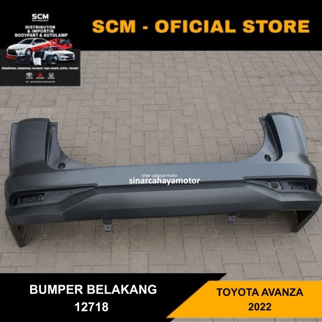 BUMPER BEMPER BAMPER BELAKANG MOBIL AVANZA 2022 *12718