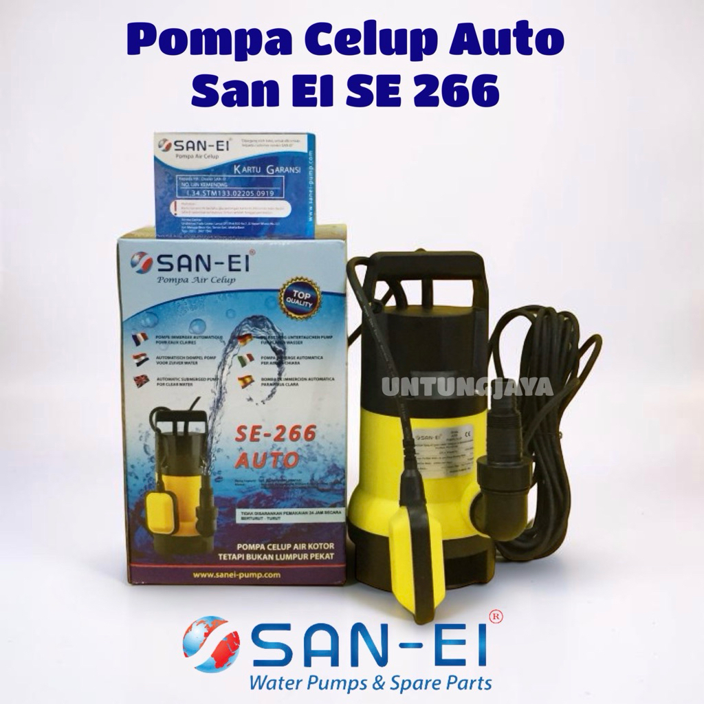Pompa Celup Air SANEI SE-266 - Pompa Hisap dan Kuras Kolam