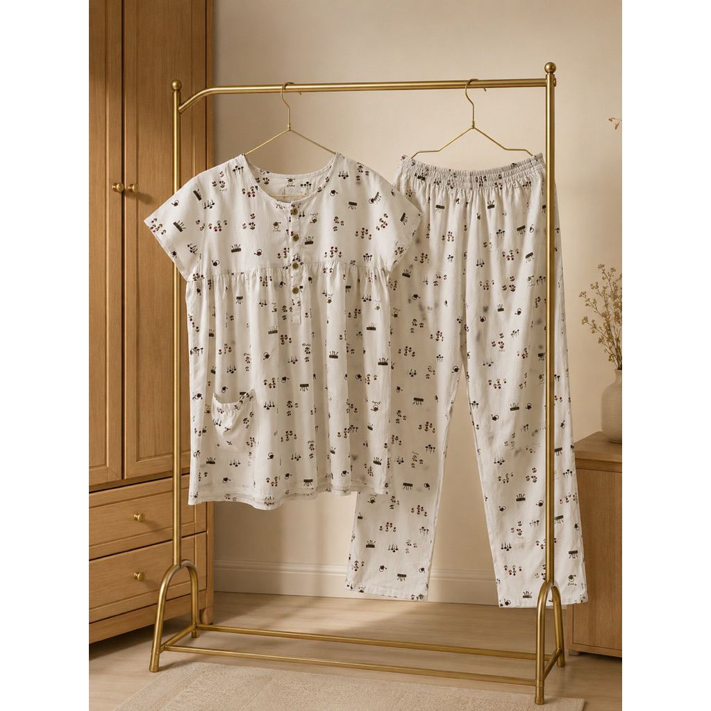 Ditsy pajamas preloved daster Ditsy