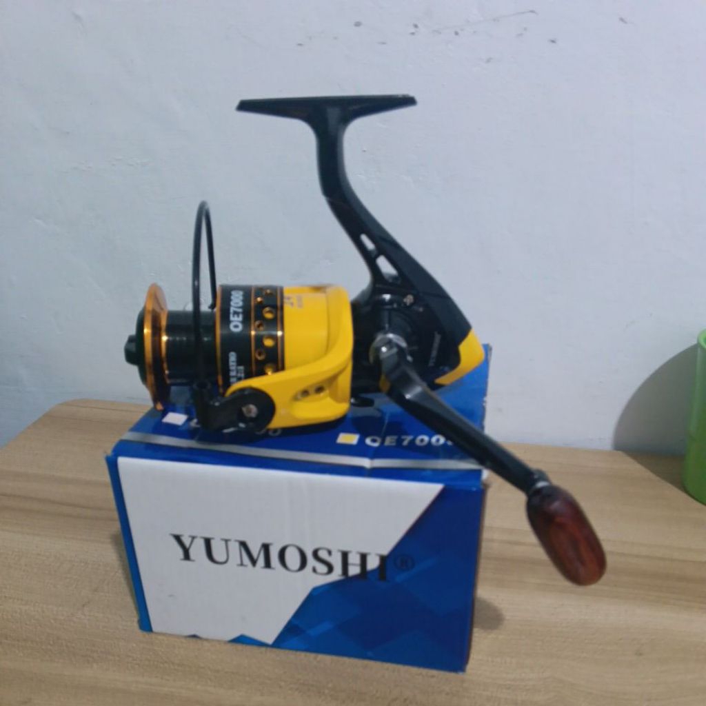 Reel pancing yumoshi berkualitas cocok untuk ke laut