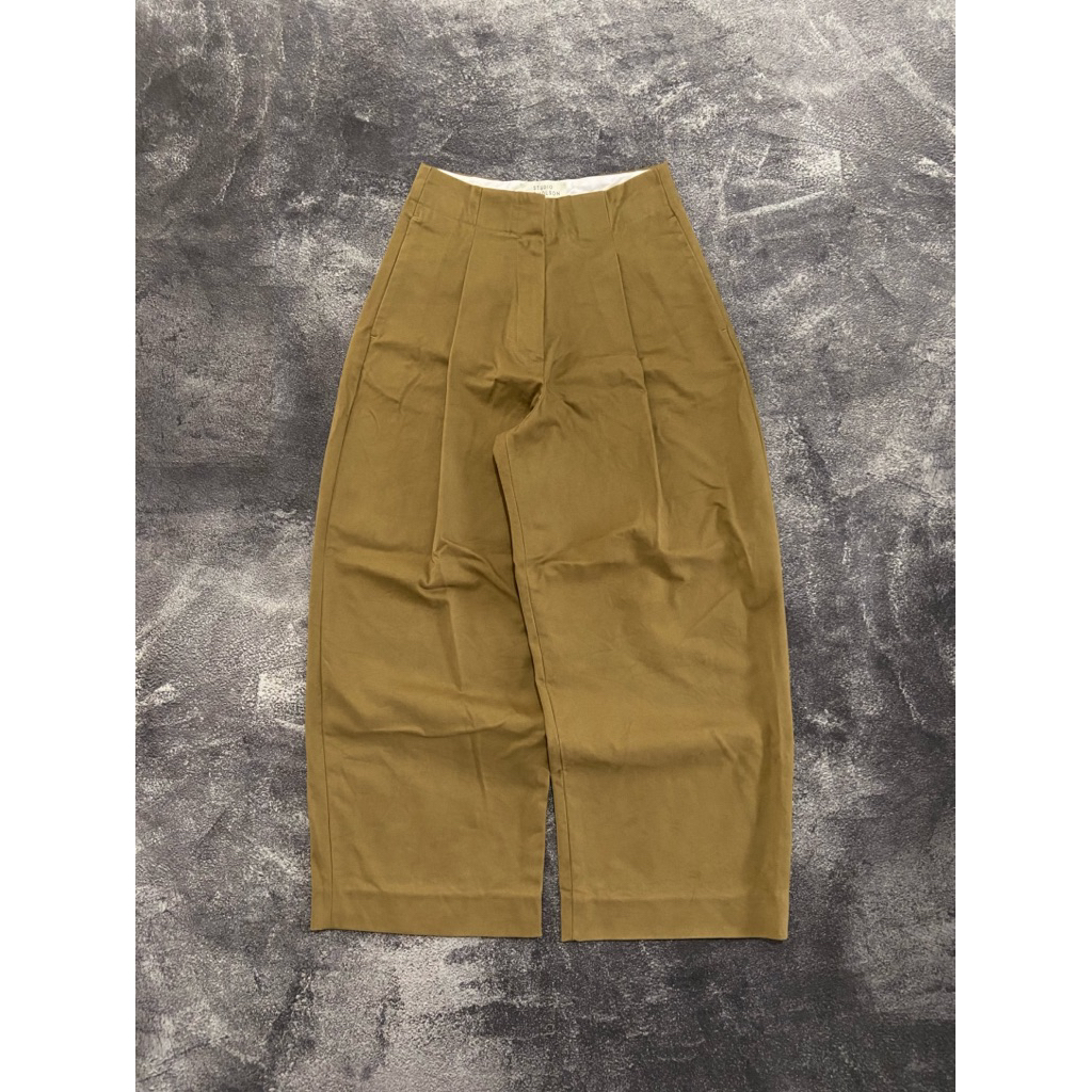 Studio Nicholson Dordoni Peached Cotton Twill Almond Pants