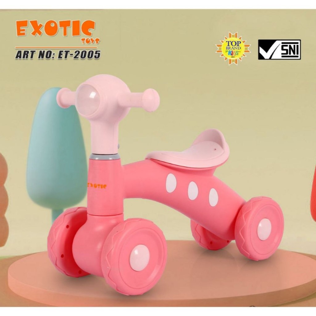 Balance Bike EXOTIC ET - 2005 Sepeda Keseimbangan Anak Usia 1-3 Tahun