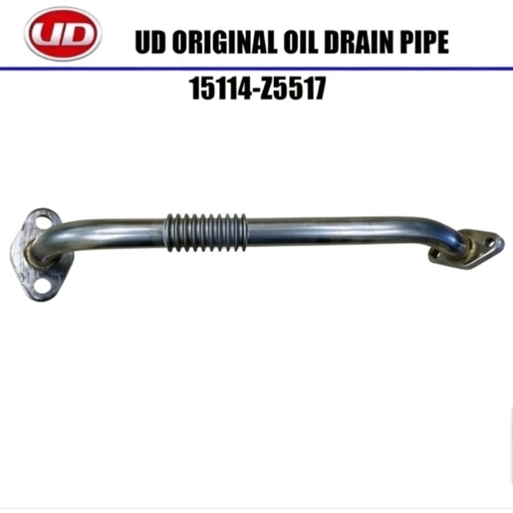 PIPA OLI DRAIN/PIPA PEMBUANGAN OLI TURBO NISSAN FE6T PKD211 CPB15 15114-Z5517 ORIGINAL