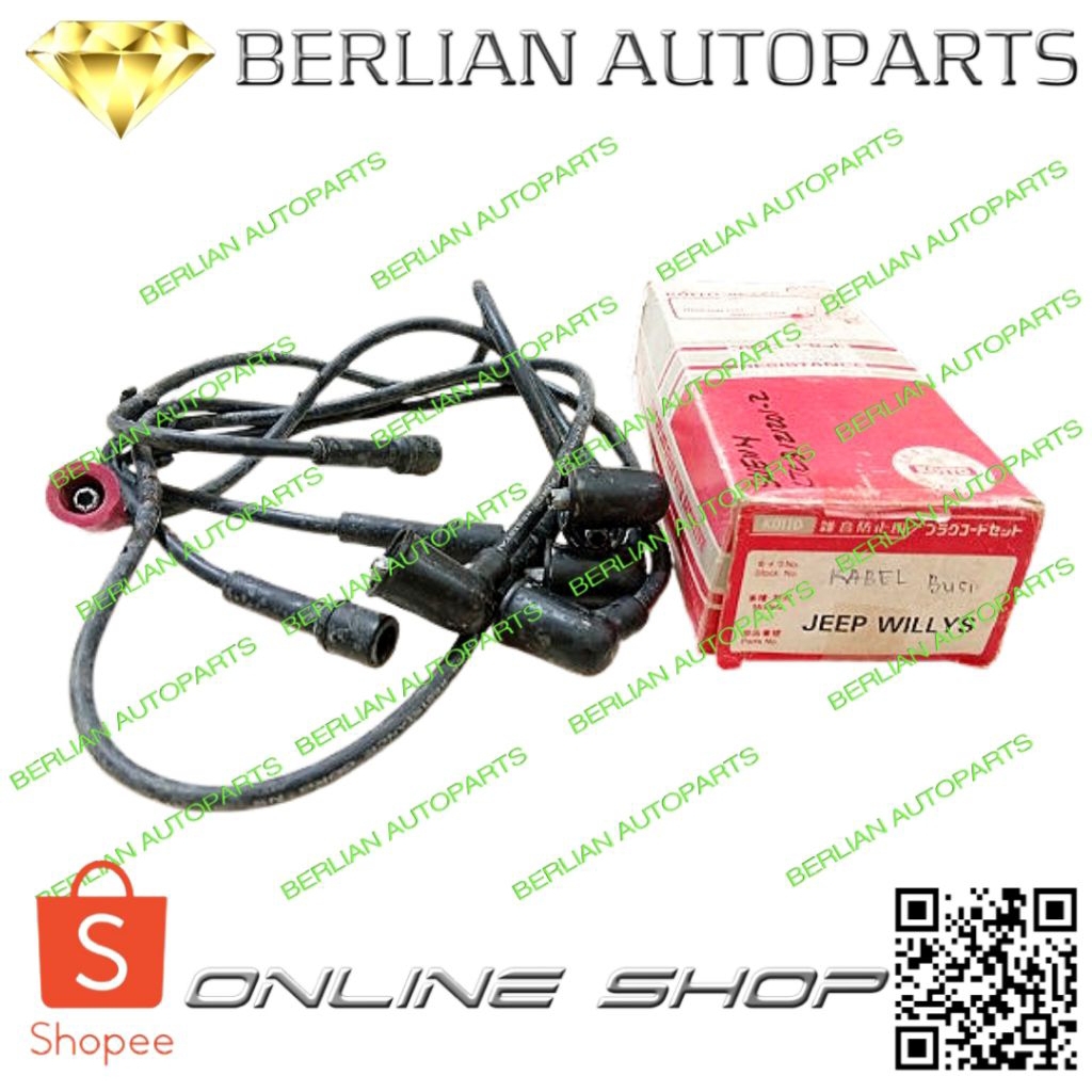 kabel busi Jeep Willys Mambo - KOITO JEPANG