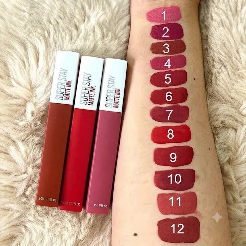 Maybelline SuperStay Matte Ink New Shade Spiced Red Edition Original