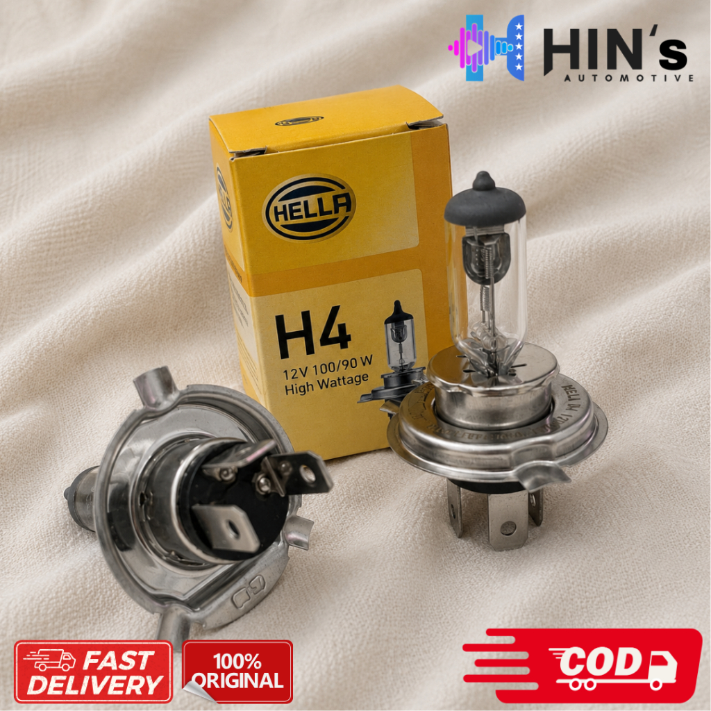 Bohlam Hallogen Hella H4 130/100