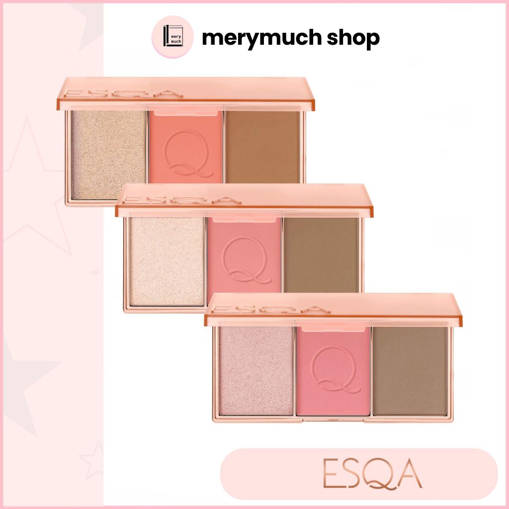 ESQA Goddess Cheek Palette ATHENA/APHRODITE/SELENE
