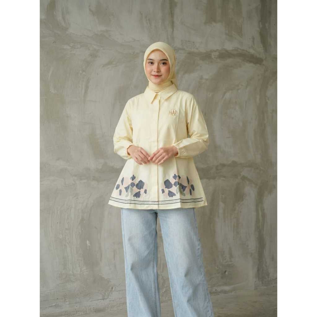 Blouse & Tunik Wanita Katun Linen Premium By Winody