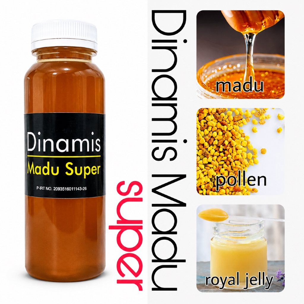 Madu Super ( Madu Murni , Royal Jelly , Bee Pollen )