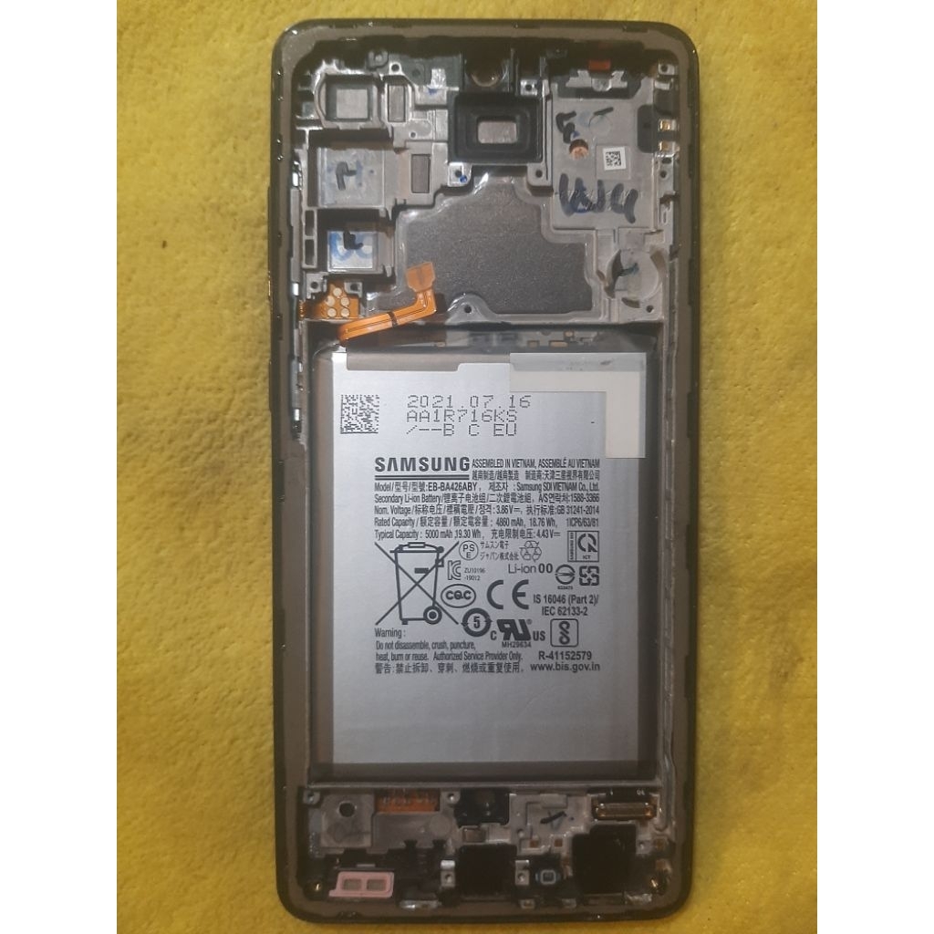 lcd ful set ori copotan + baterai  samsung a32 5G/ a42 5G/ 72 5G