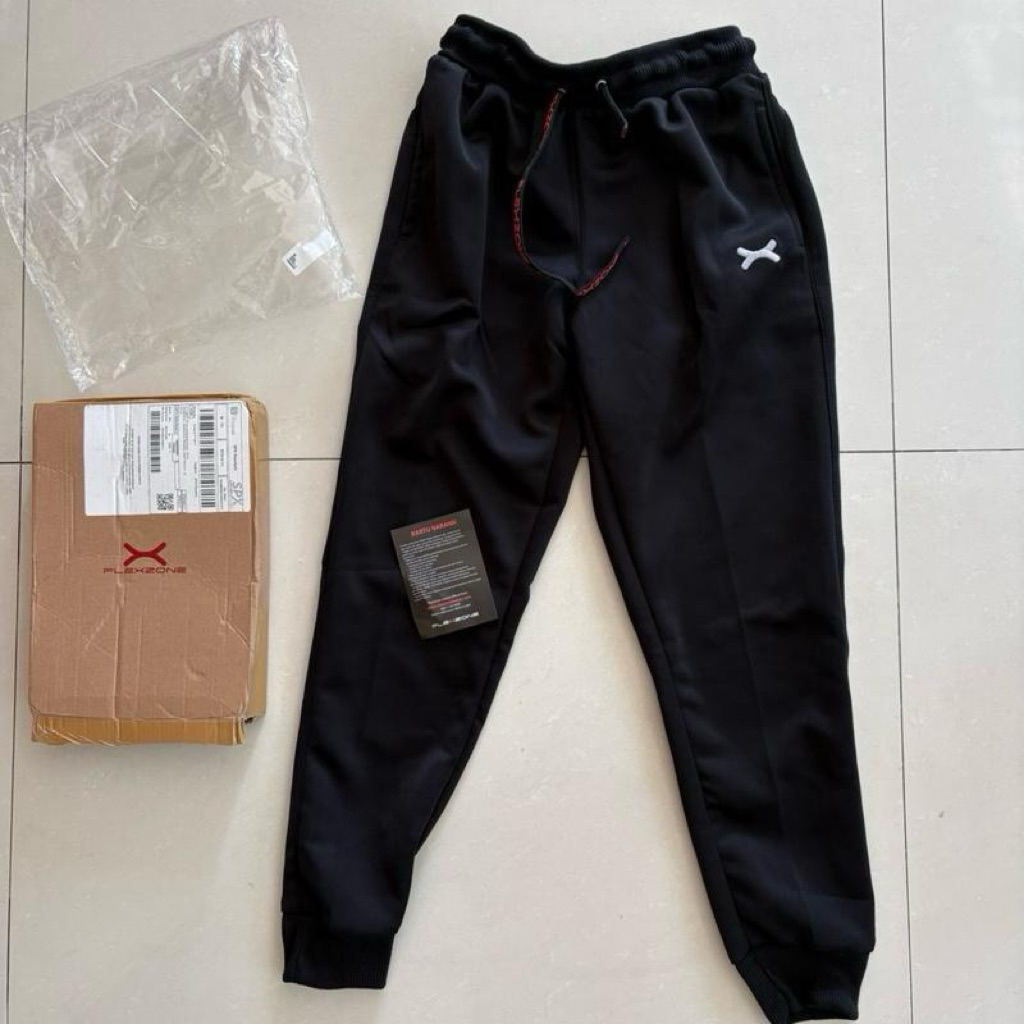 Jogger Flexzone new original black with tag - M