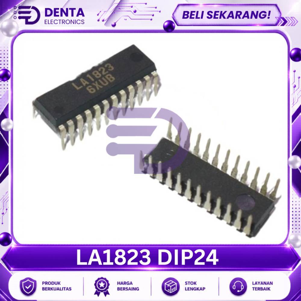 LA1823 DIP24 - Komponen Elektronik