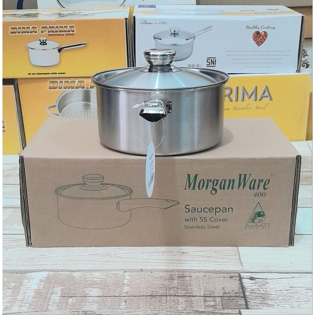 BIMA MORGAN WARE SAUCEPOT 18CM ,STAINLESS