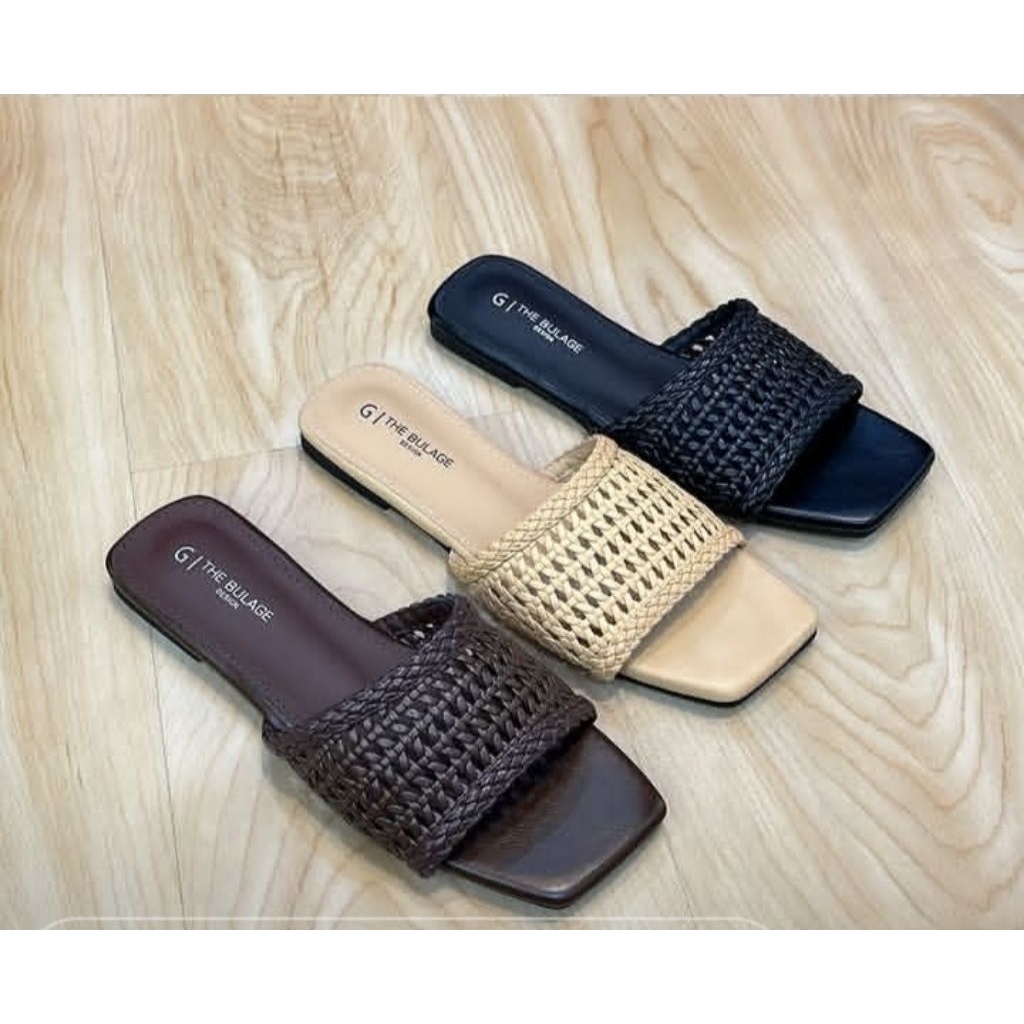Sandal flat wanita nb/Sandal slip on nb/sandal slip on import wanita nb/sandal teplek wanita/flat sa