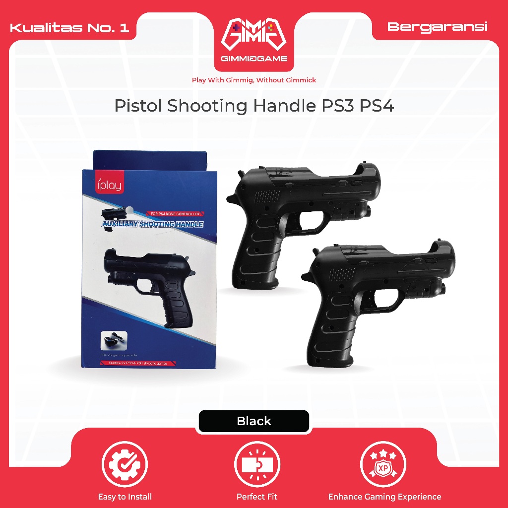Pistol Tembakan Game Gun Shooting Move Controller PS3 PS4