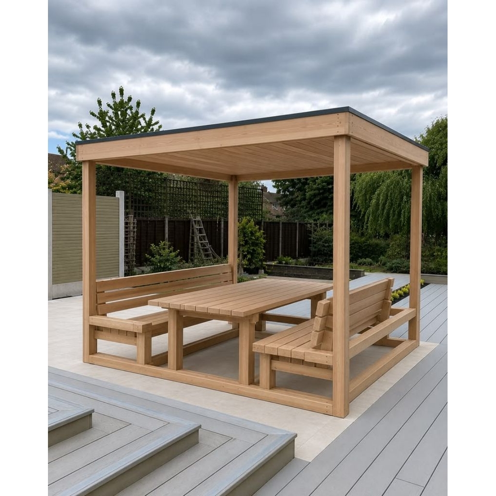 Gasebo Outdoor Set Minimalis Gasebo Taman Modern