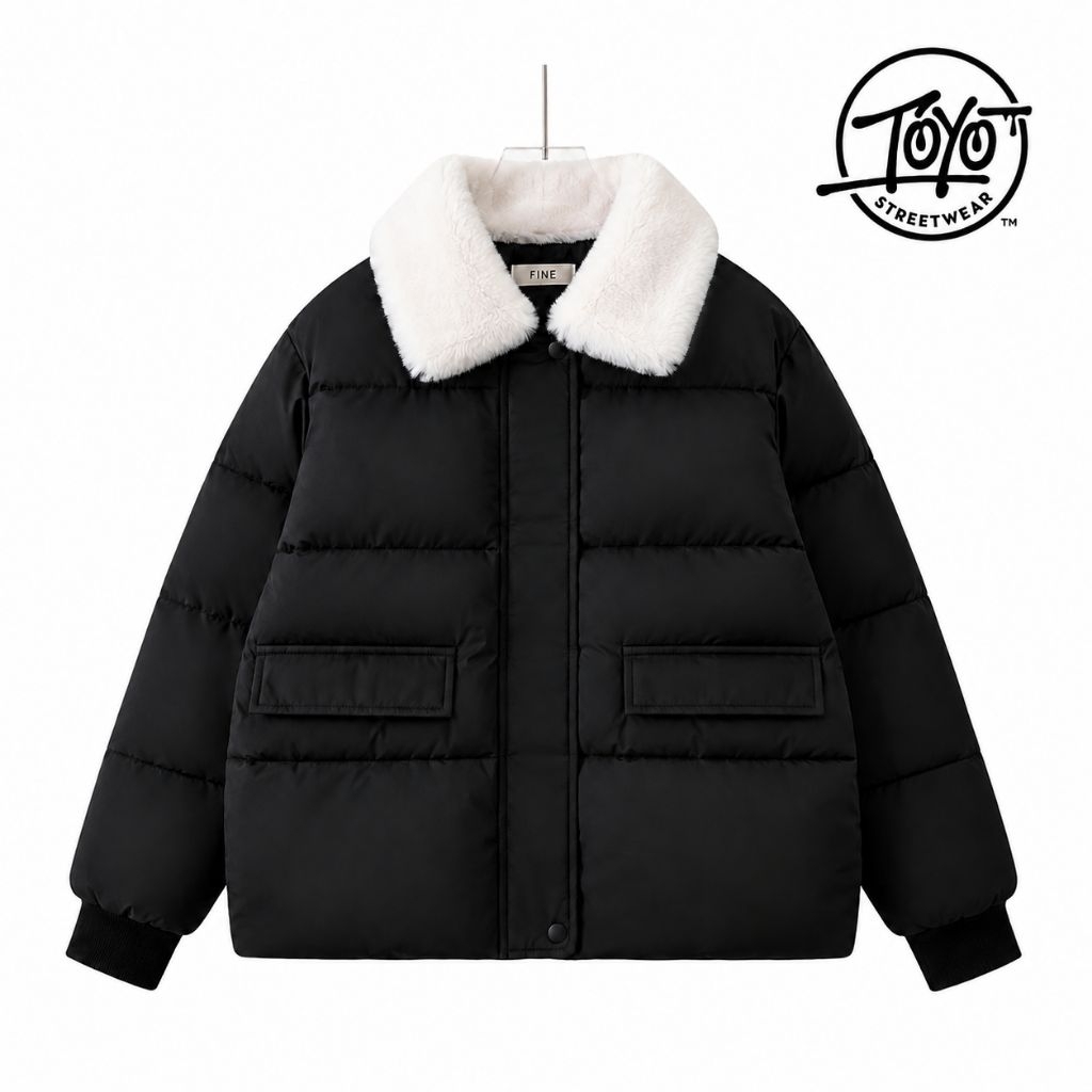 Puffer Coat Pria Jaket Puffer Coat Pria Wanita Tebal Hangat Model Gelembung