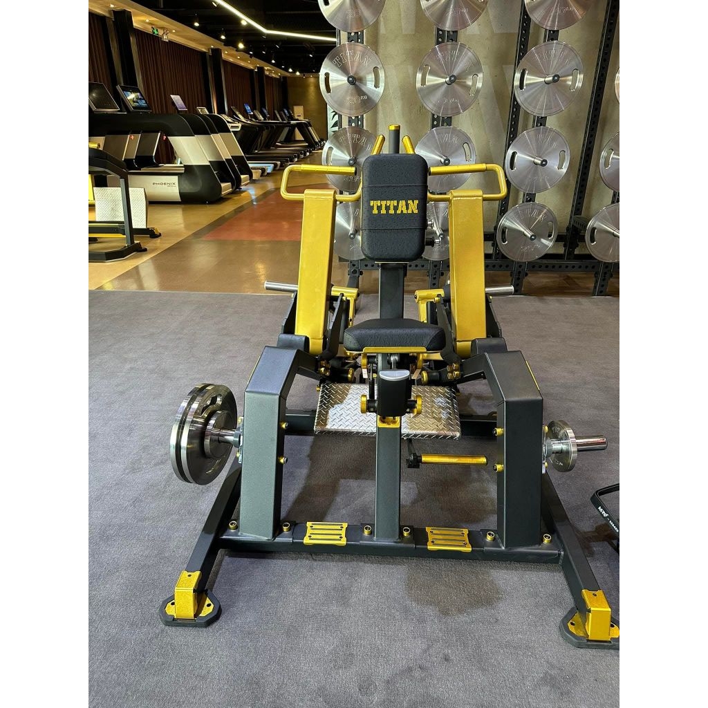 New Alat Olahraga Fitness Gym Golden Row Machine Titan Series DHZ Y930ZA Plate Loaded