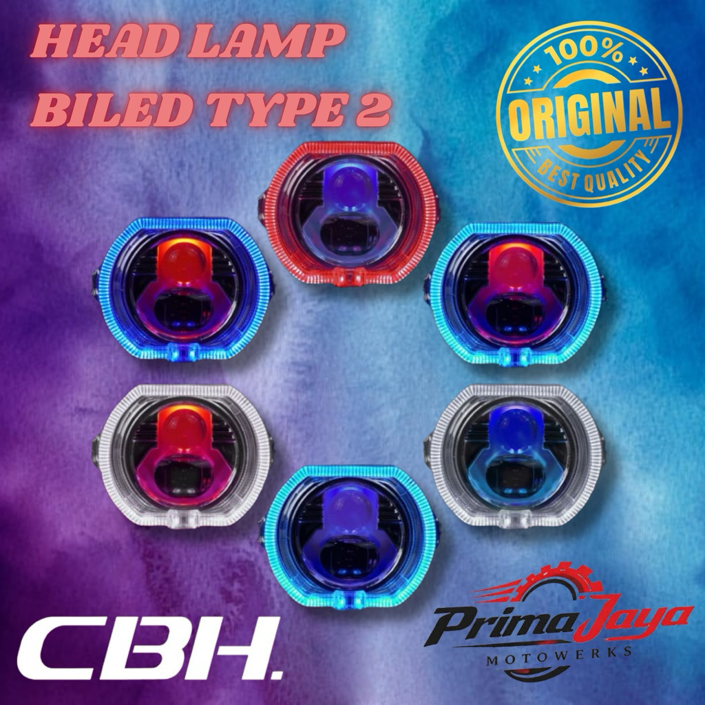CBH LAMPU DEPAN BILED 4,5 INCH TYPE 2 / LAMPU DEPAN BILED MOTOR CBH 4,5 INCH TYPE 2 / UNIVERSAL