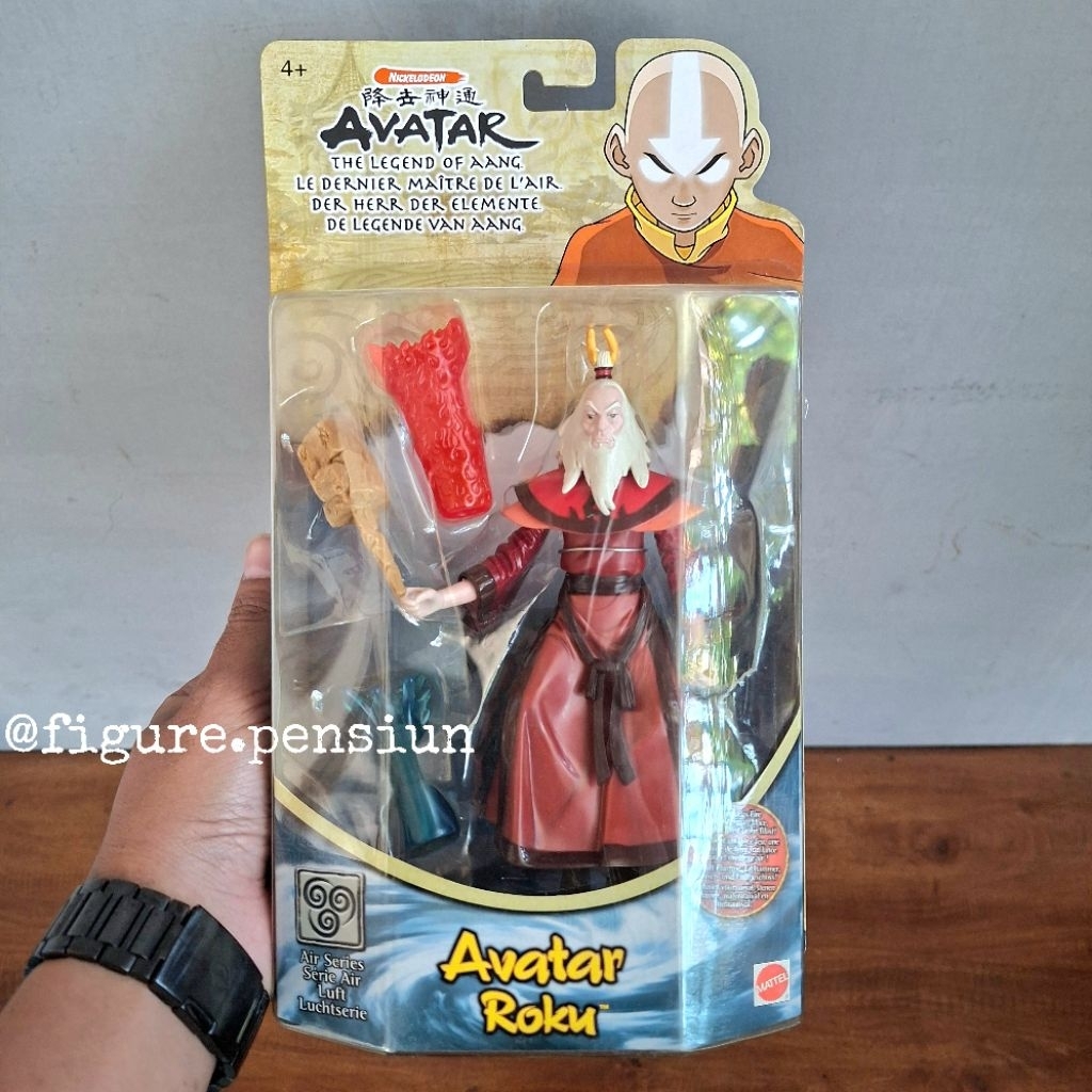 MATTEL AVATAR THE LEGEND OF AANG AVATAR ROKU ACTION FIGURE THE LAST
