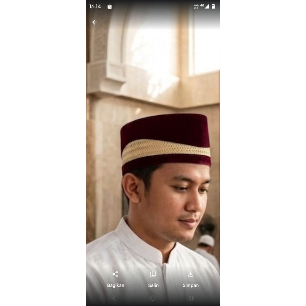 (Gintangancraft) songkok bambu, Nasional, peci, songkok nasional