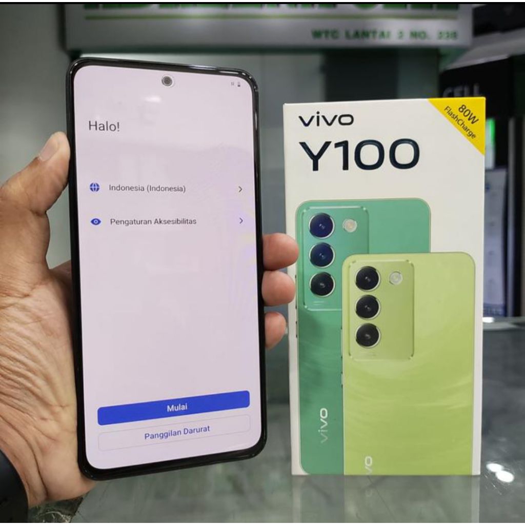 VIVO Y100 (4G) RAM 8/128GB # 8/256GB # (5G) 8/12GB # 8/256GB SECOND MULUS ORIGINAL KUALITAS 100%